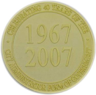 Commemorative coin struck for the City of Fort Smith, Arkansas