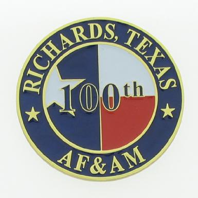 100th Anniversary coin Richards Masonic Lodge