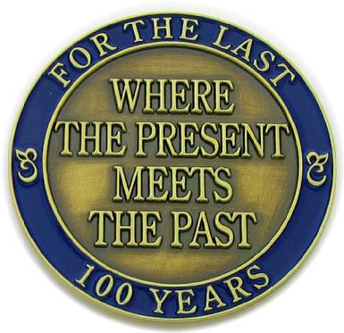 100th anniversary commemorative coin struck for Fort Smith Museum of History, reverse